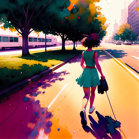 01789-313339253-wtrcolor style, Beautiful girl walking on the street, watercolor.png